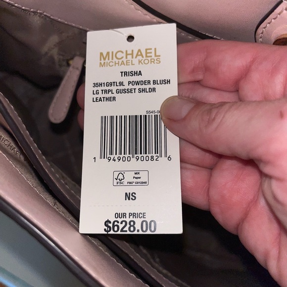 NWT | Trisha Large Pebbled Leather Shoulder Bag!! - Picture 10 of 14